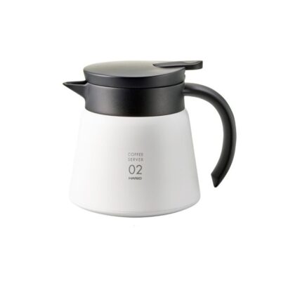 Hario V60 02 Yalıtımlı Paslanmaz Servis Sürahisi Beyaz (600ml)