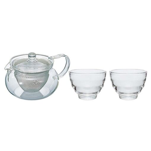 Hario Cha Cha Kyusu "Maru" 450ml 2'li Bardak Seti